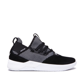 Supra TITANIUM Lave Sneakers Herre Svart/Hvite | NO-75455